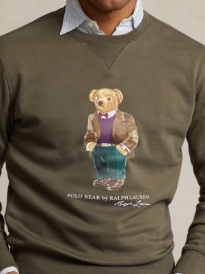 Sweatshirt-mit-Polo-Bear-Aufdruck-auf-der-Vorderseite-