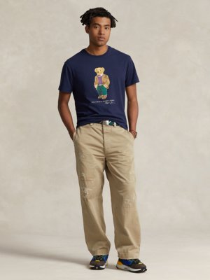 T-Shirt mit Polo-Bear-Print, Classic Fit