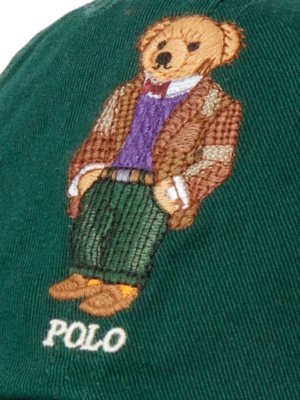 Cap-aus-Baumwolle-mit-Polo-Bear-Aufnäher