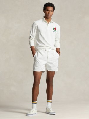 Rugbyshirt-in-Jersey-Qualität-mit-Rosen-Aufnäher-