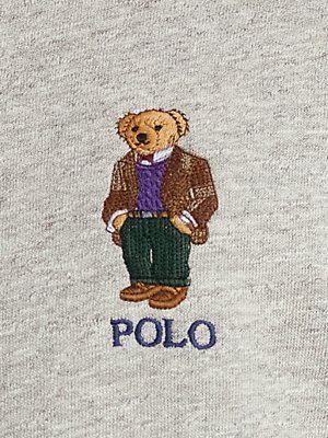 Sweatshirt-mit-Polo-Bear-Stickerei