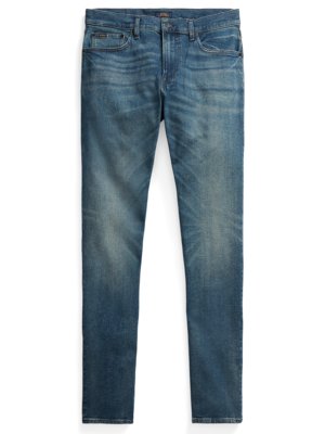 Jeans im Washed-Look mit Stretchanteil, Slim Fit