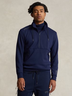 Sweatshirt mit Halfzip und Tunnelzug, RLX-Kollektion