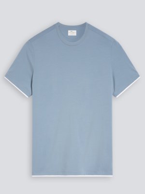 Homewear-T-Shirt-mit-Stretchanteil