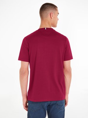 Unifarbenes-T-Shirt-mit-Brusttasche,-Regular-Fit
