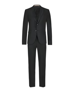 Anzug aus elastischem Schurwoll-Mix, Slim Fit