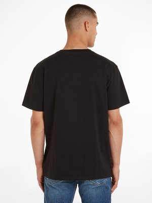 Softes-T-Shirt-mit-gesticktem-Label-Schriftzug