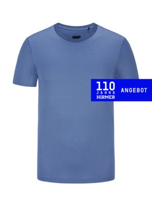T-Shirt aus Baumwolle mit Waffelstruktur