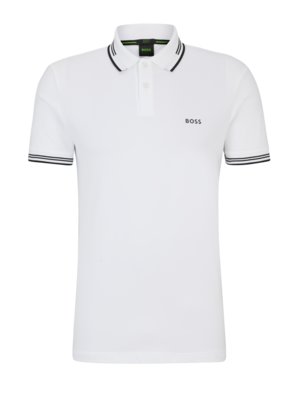Poloshirt-mit-Streifen-Akzenten-und-Logo-Print