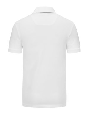 Poloshirt-mit-Logo-Stickerei-und-Logo-Streifen-am-Kragen