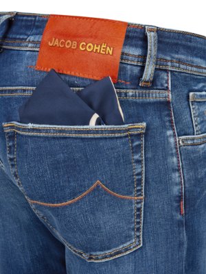 Jeans Nick mit Distressed-Details, Super Slim Fit