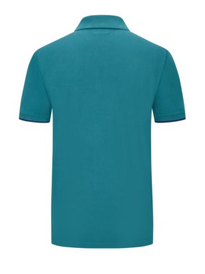 Poloshirt-in-Piquê-Qualität-mit-Label-Stitching