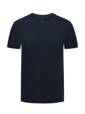 Unifarbenes-T-Shirt-aus-softer-Pima-Baumwolle