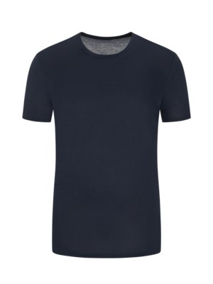 Unifarbenes T-Shirt aus softer Pima-Baumwolle