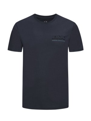 Softes-T-Shirt-mit-erhabenem-Logo-Print,-Regular-Fit