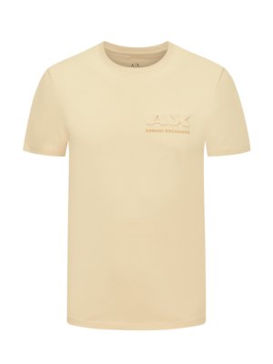 Softes T-Shirt mit erhabenem Logo-Print, Regular Fit