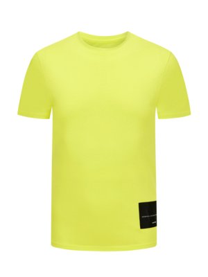 Glattes-T-Shirt-mit-Logo-Patch-aus-mixmag-Edition