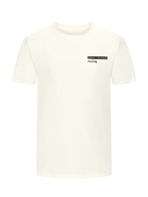 T-Shirt mit Vorder- und Rückenseitigem Logo-Print