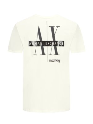 T-Shirt-mit-Vorder--und-Rückenseitigem-Logo-Print