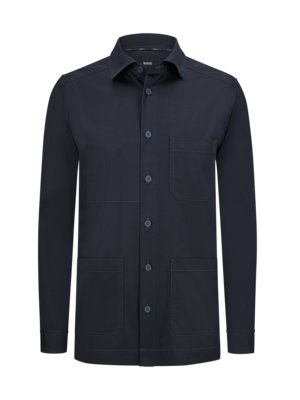 Overshirt in Performance-Qualität, Relaxed Fit
