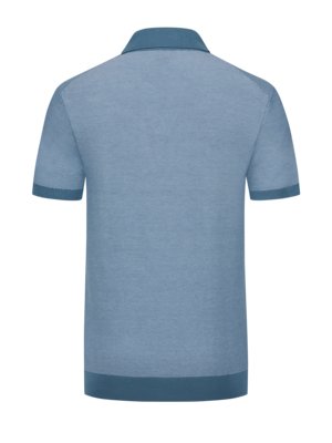 Poloshirt-in-Strick-Qualität-mit-Variokragen