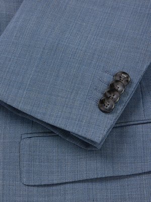 Anzug-in-melierter-Bi-Stretch-Qualität,-Slim-Fit