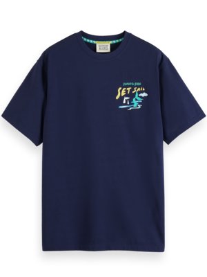 T-Shirt-aus-Jersey-mit-Front--und-Backprint-