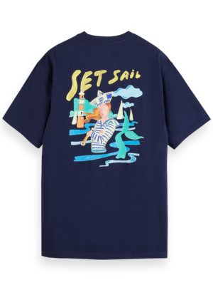 T-Shirt-aus-Jersey-mit-Front--und-Backprint-