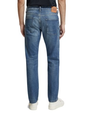Jeans-in-dezenter-Used-Optik,-Slim-Fit