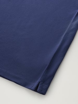Piqué-Poloshirt mit tonaler Logo-Applikation
