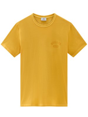T-Shirt-mit-Label-Print