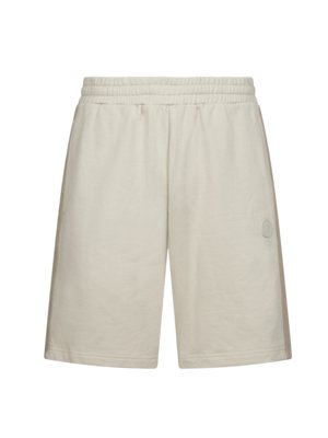 Sweat-Shorts mit seitlichem Nylon-Streifen 