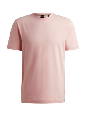 Unifarbenes-T-Shirt-mit-gummiertem-Label-Schriftzug
