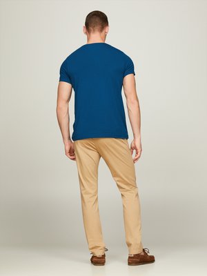 Unifarbenes-T-Shirt,-Extra-Slim-Fit
