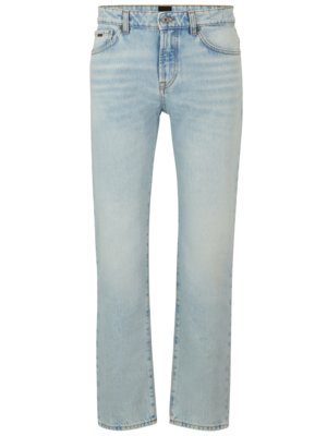 Helle Jeans in Bleached-Optik, Regular Fit