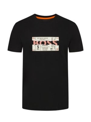 Jersey-T-Shirt No. 12 mit Motiv-Print