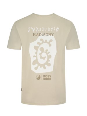 T-Shirt-mit-grafischem-Print-auf-Rückenseite
