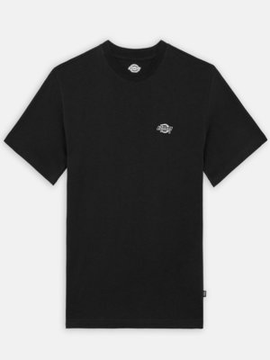 T-Shirt-aus-Baumwolle-mit-Logo-Stickerei