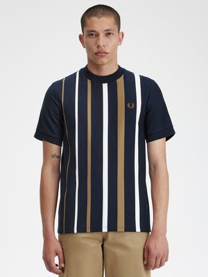 T-Shirt-aus-Baumwolle-mit-breitem-Streifen-