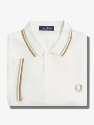 Poloshirt in Piqué-Qualität mit Kontraststreifen
