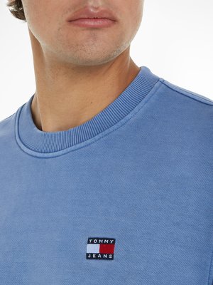 Sweatshirt-mit-Logo-Stickerei