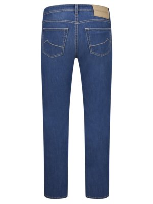 Leichte-Jeans-Bard-mit-Stretchanteil-und-Kontrast-Nähten;-Slim-Fit