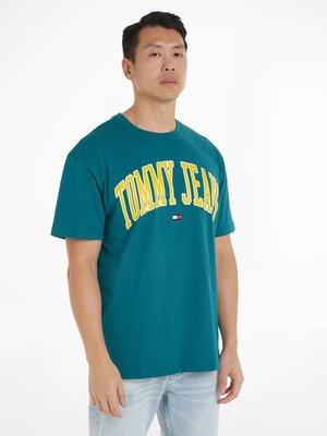 T-Shirt mit großem "Tommy Jeans" Schriftzug 