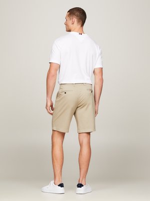 Shorts Harlem mit feinem Muster, Relaxed Tapered Fit