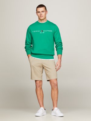 Shorts-Harlem-mit-Webstruktur,-Relaxed-Tapered-Fit