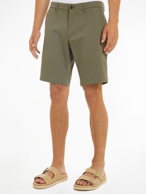 Shorts Harlem mit feinem Muster, Relaxed Tapered Fit