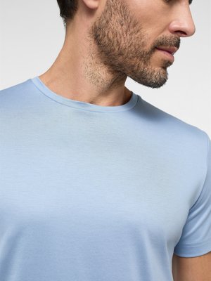 Unifarbenes T-Shirt mit Lyocell-Anteil