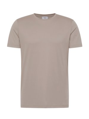 Unifarbenes-T-Shirt-mit-Lyocell-Anteil