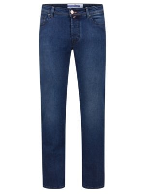 Jeans-Bard-mit-Stretchanteil-und-dezenter-Waschung,-Slim-Fit