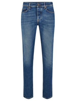 Jeans-Taber-in-dezenter-Used-Optik,-Tapered-Fit